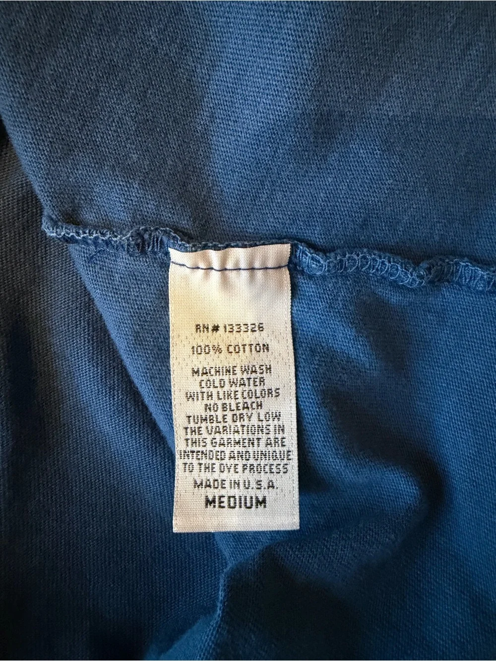 Free People Original Retrobrand Super RARE Yale Blue Long Sleeve Tee
